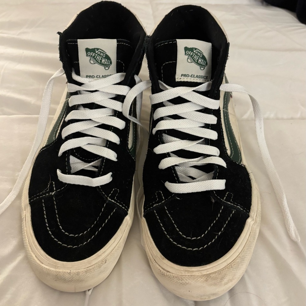 Vans Black and White Pro Classic Sneakers